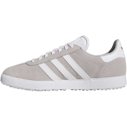Adidas Gazelle Spikeless Golf Shoes Grey Two/White