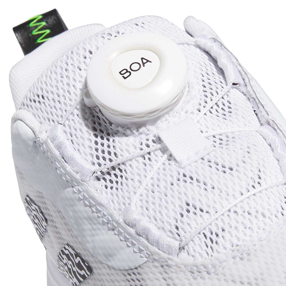 Adidas Juniors Codechaos 25 BOA Golf Shoes White/Black/Lucid Lemon