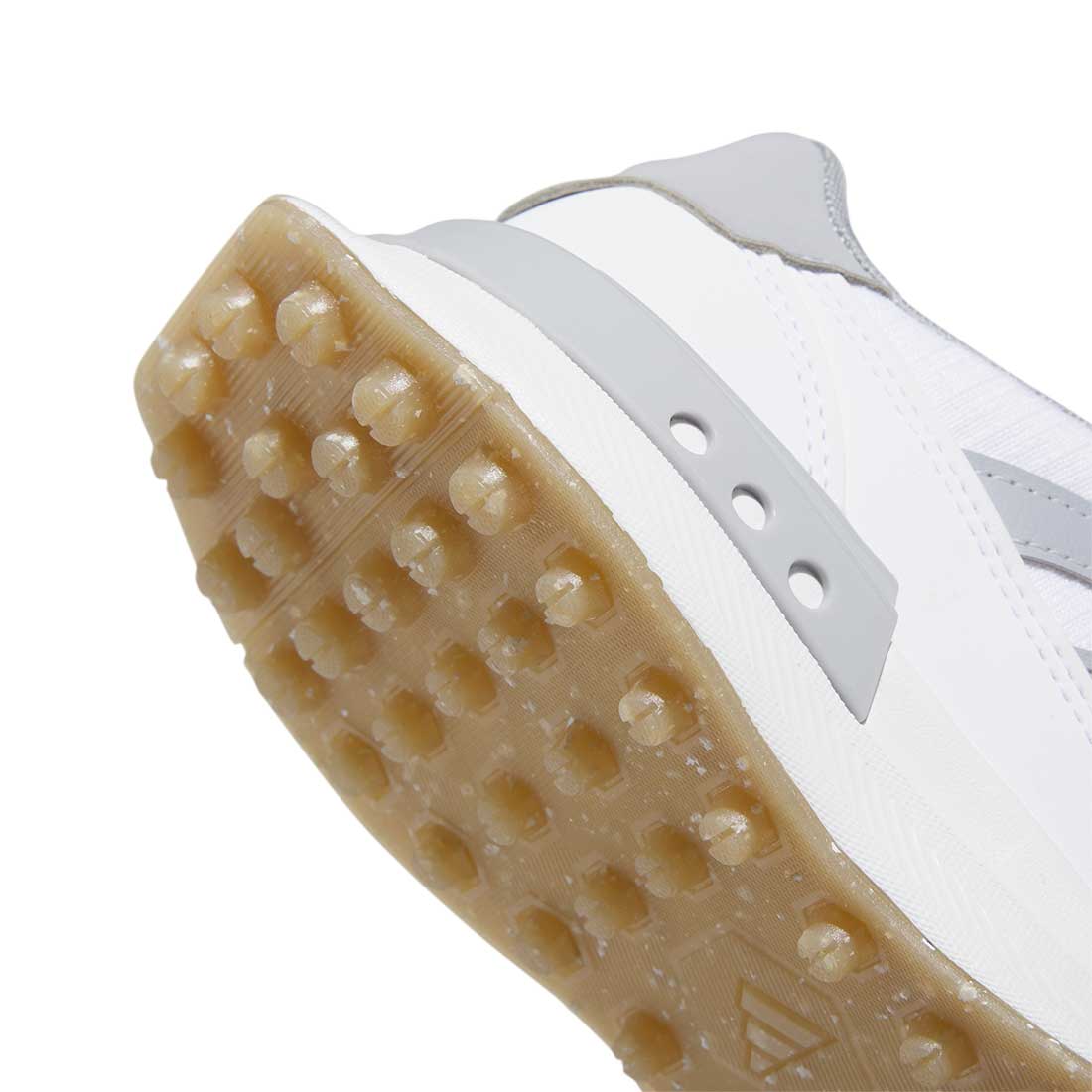 Adidas Juniors S2G Spikeless 24 Golf Shoes White/Halo Silver