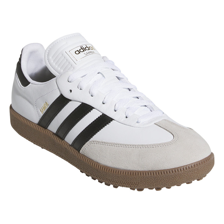 Adidas Samba Spikeless Golf Shoes White/Black/Gum