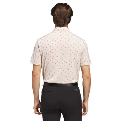 Adidas Ultimate365 Printed Slice Mesh Golf Polo