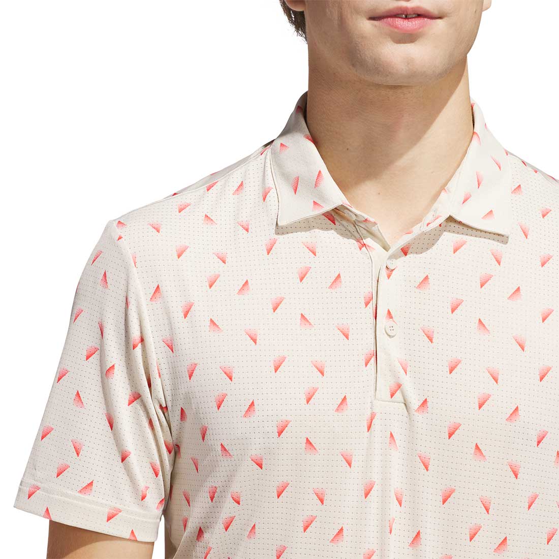 Adidas Ultimate365 Printed Slice Mesh Golf Polo