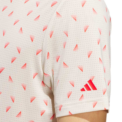Adidas Ultimate365 Printed Slice Mesh Golf Polo