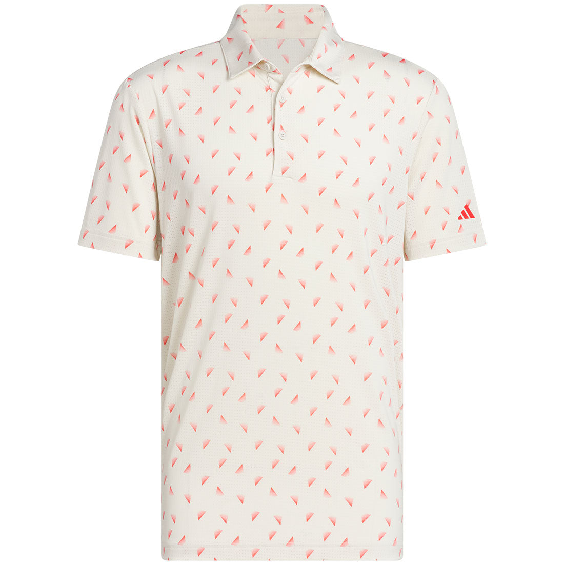 Adidas Ultimate365 Printed Slice Mesh Golf Polo