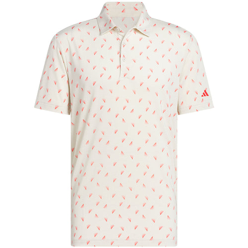 Adidas Ultimate365 Printed Slice Mesh Golf Polo