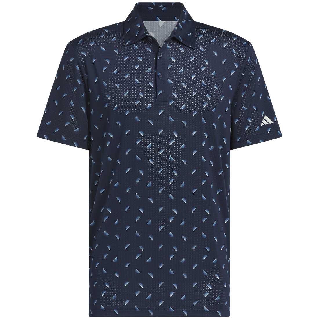 Adidas Ultimate365 Printed Slice Mesh Golf Polo