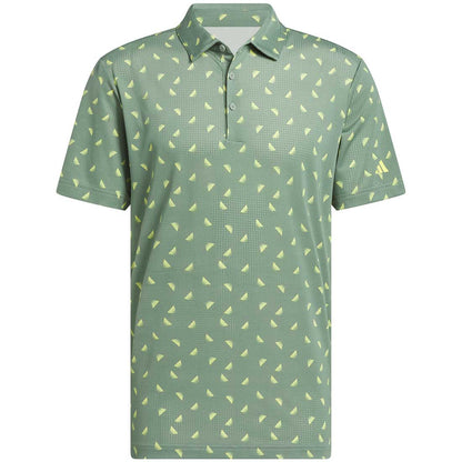 Adidas Ultimate365 Printed Slice Mesh Golf Polo