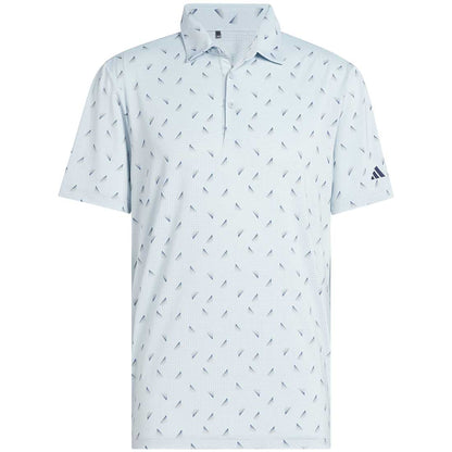 Adidas Ultimate365 Printed Slice Mesh Golf Polo