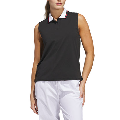 Adidas Women's Beyond The Course Twistknit Sleeveless Polo