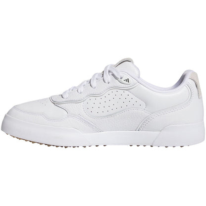 Adidas Women's Retrocross 25 Golf Shoes White/Grey Six/Gum
