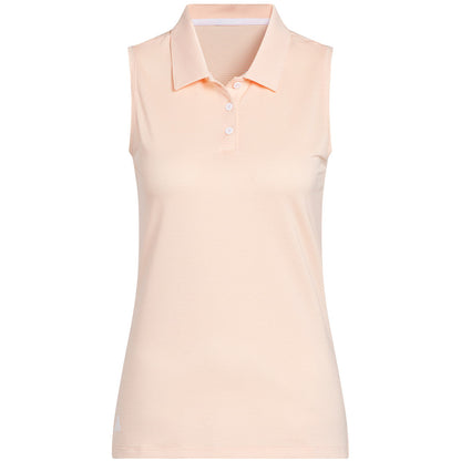 Adidas Women's Solid Ottoman Sleeveless Polo