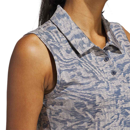 Adidas Women's Ultimate365 Jacquard Sleeveless Polo