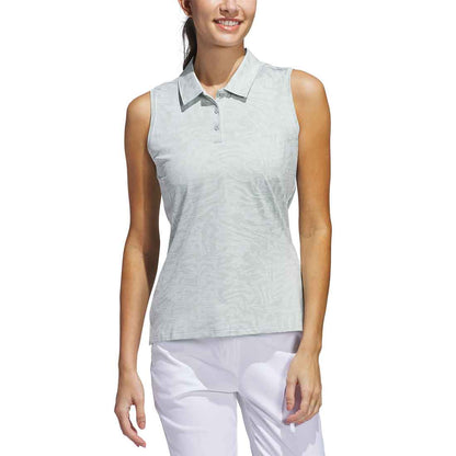 Adidas Women's Ultimate365 Jacquard Sleeveless Polo