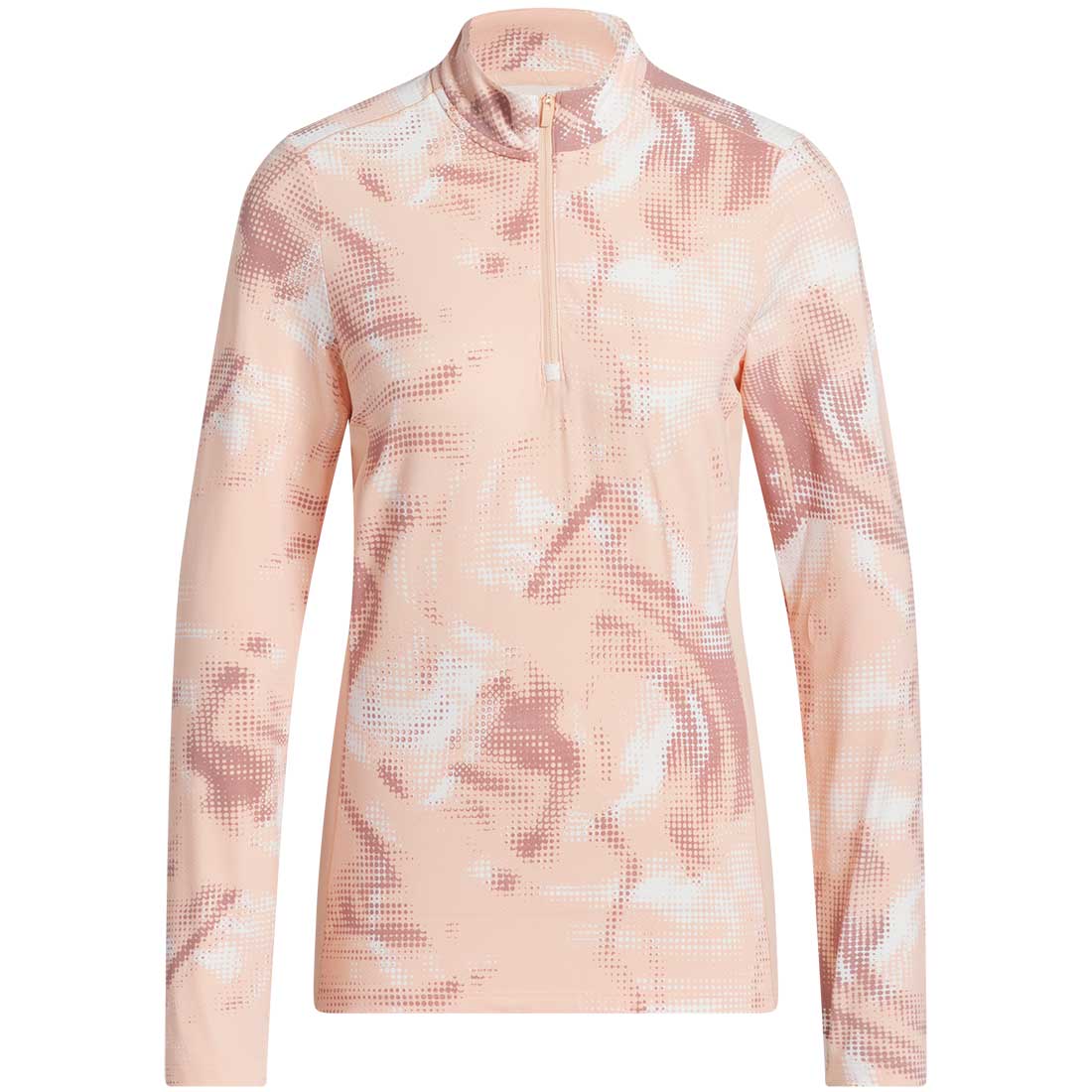 Adidas Women's Ultimate365 Printed Quarter Zip Mock