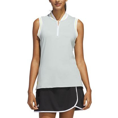 Adidas Women's Ultimate365 Zip Sleeveless Polo