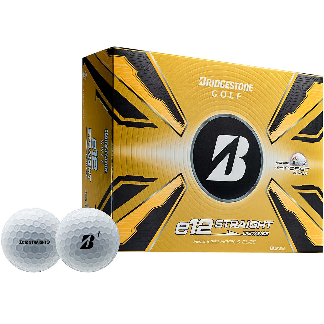 Bridgestone e12 Straight White Golf Balls