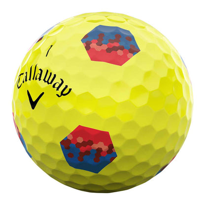 Callaway 2024 Chrome Soft TruTrack Yellow Golf Balls