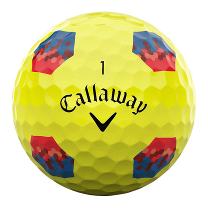 Callaway 2024 Chrome Soft TruTrack Yellow Golf Balls