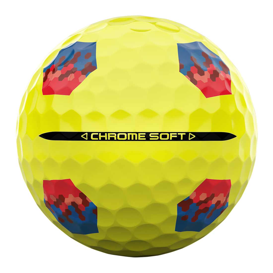 Callaway 2024 Chrome Soft TruTrack Yellow Golf Balls