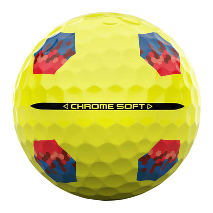 Callaway 2024 Chrome Soft TruTrack Yellow Golf Balls