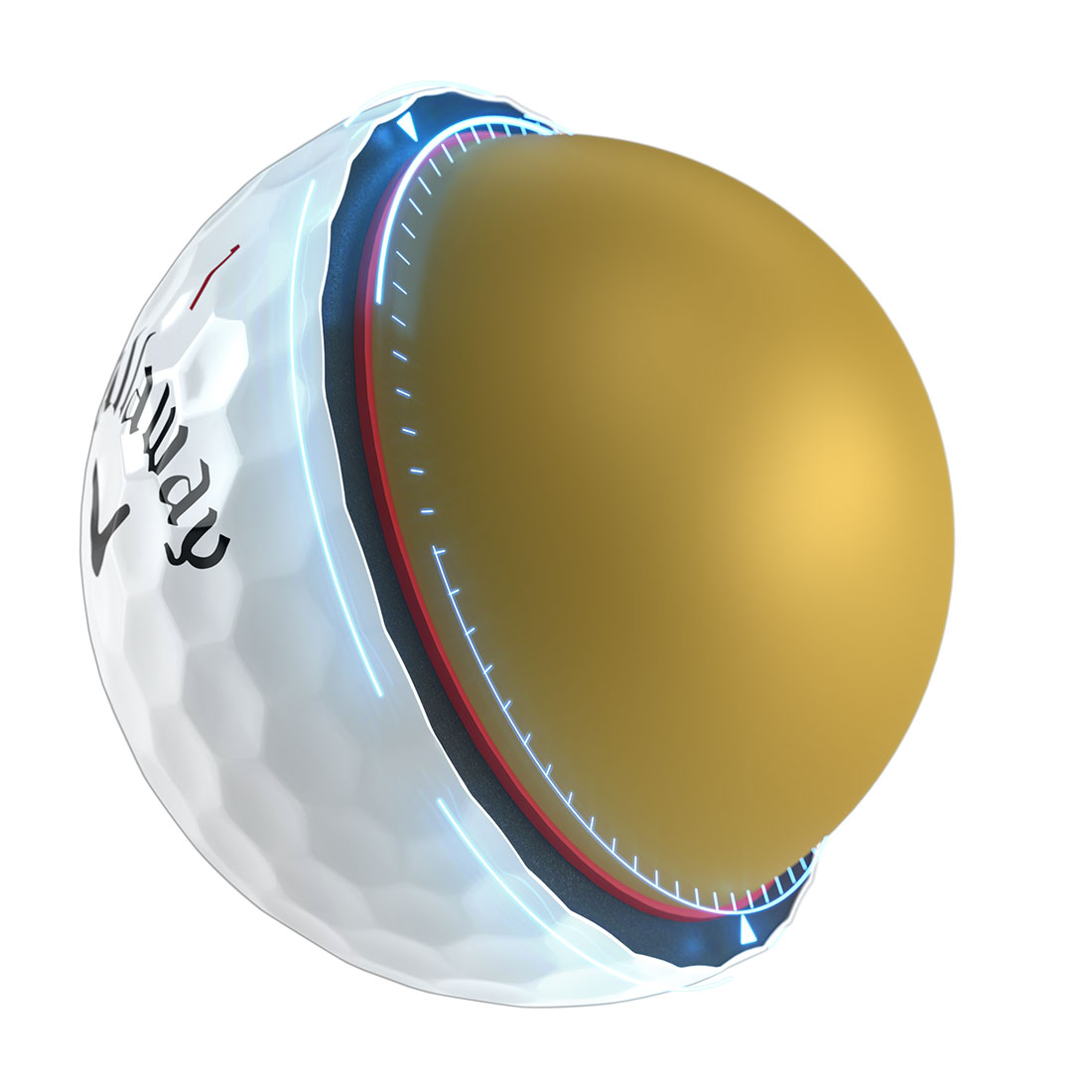 Callaway 2024 Chrome Tour Triple Track White Golf Balls