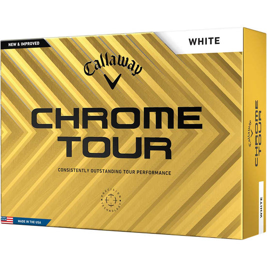 Callaway 2024 Chrome Tour White Golf Balls