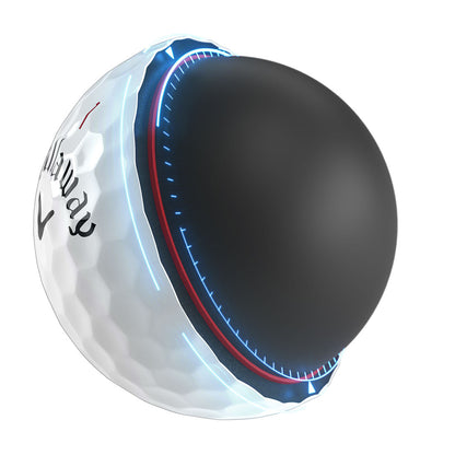 Callaway 2024 Chrome Tour X TruTrack White Golf Balls