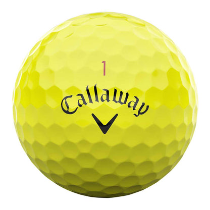 Callaway 2024 Chrome Tour X Yellow Golf Balls