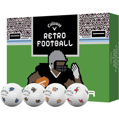 Callaway Chrome Tour Retro Football Golf Balls