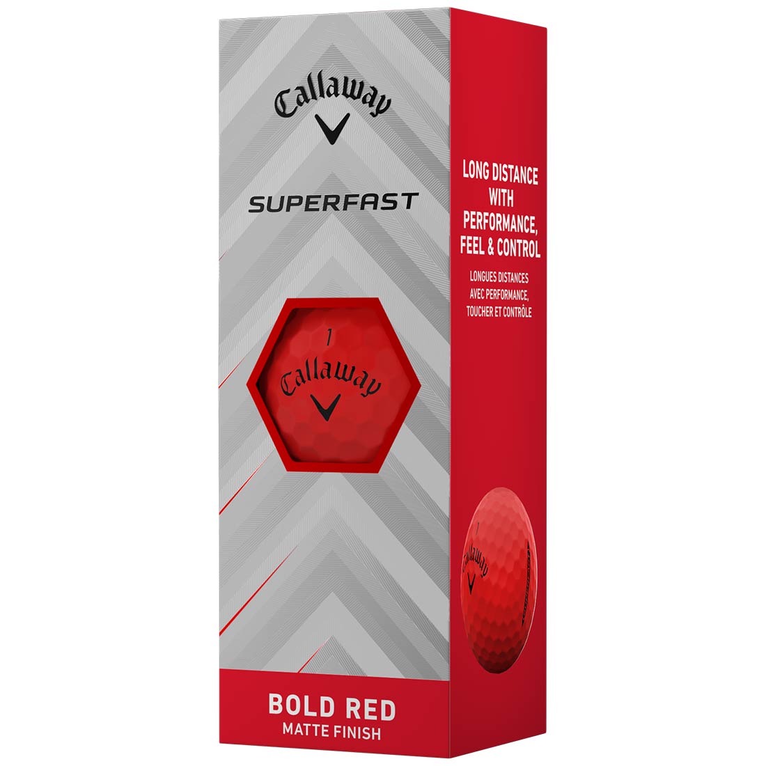 Callaway Superfast Red 15-Pack Personalized Golf Balls