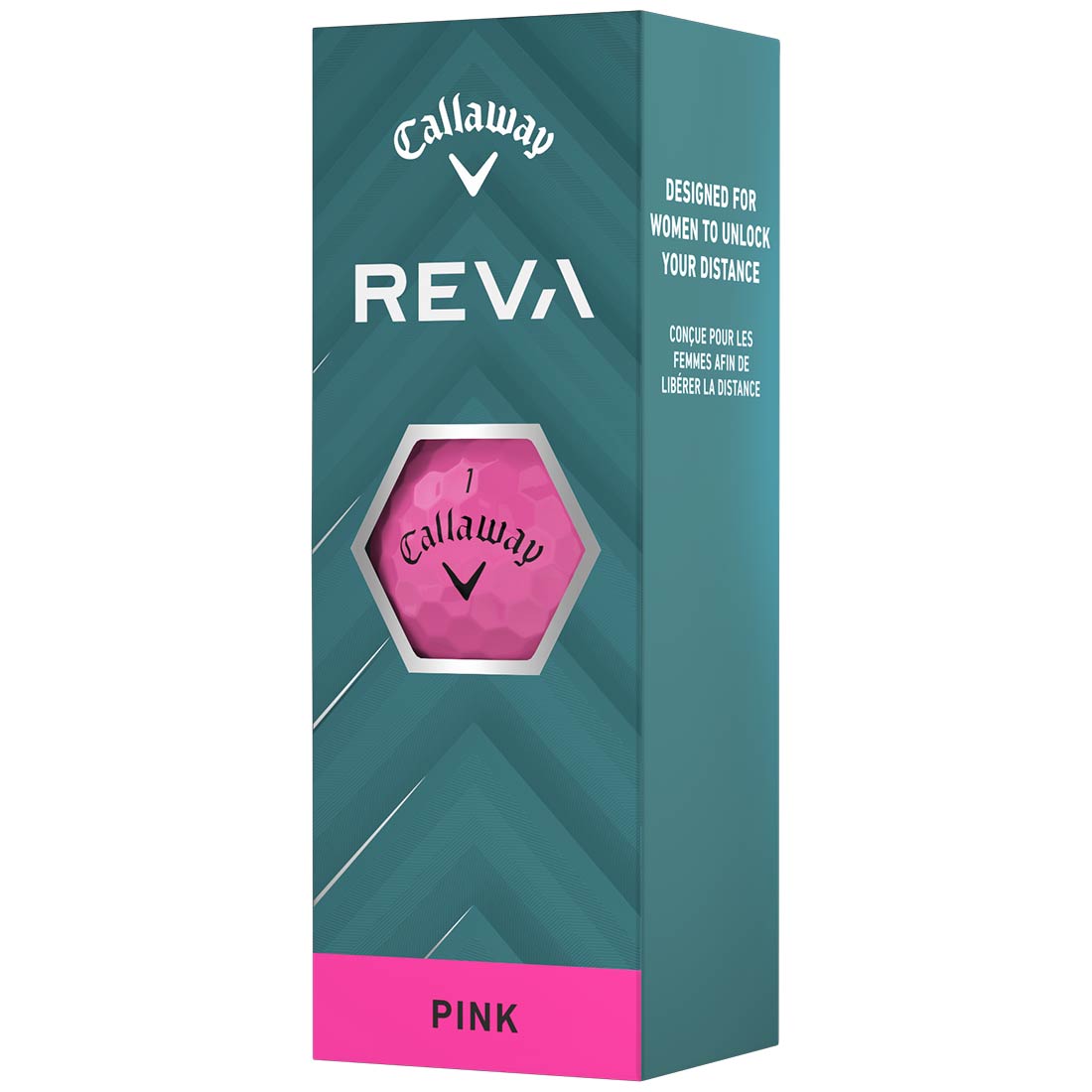 Callaway Women's REVA Pink Personalized Golf Balls