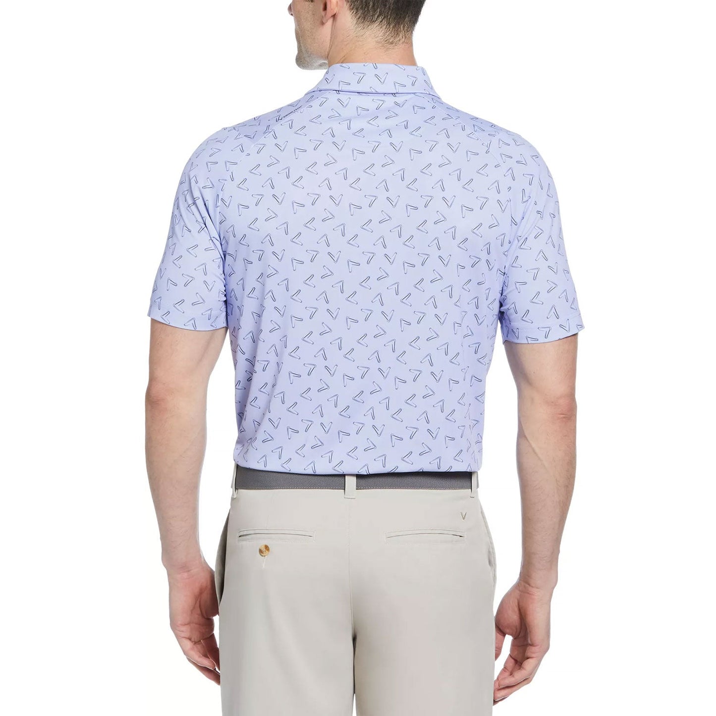 Callaway All-Over Large Chev Printed Golf Polo