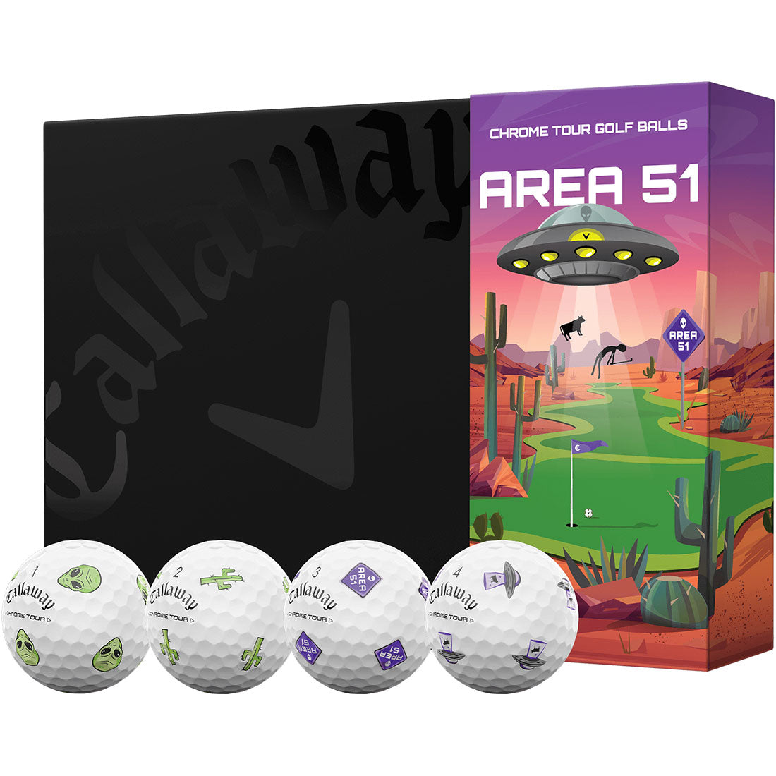 Callaway Chrome Tour Area 51 Golf Balls
