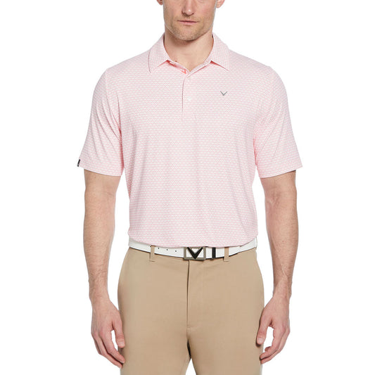 Callaway Gradient Chev Print Golf Polo