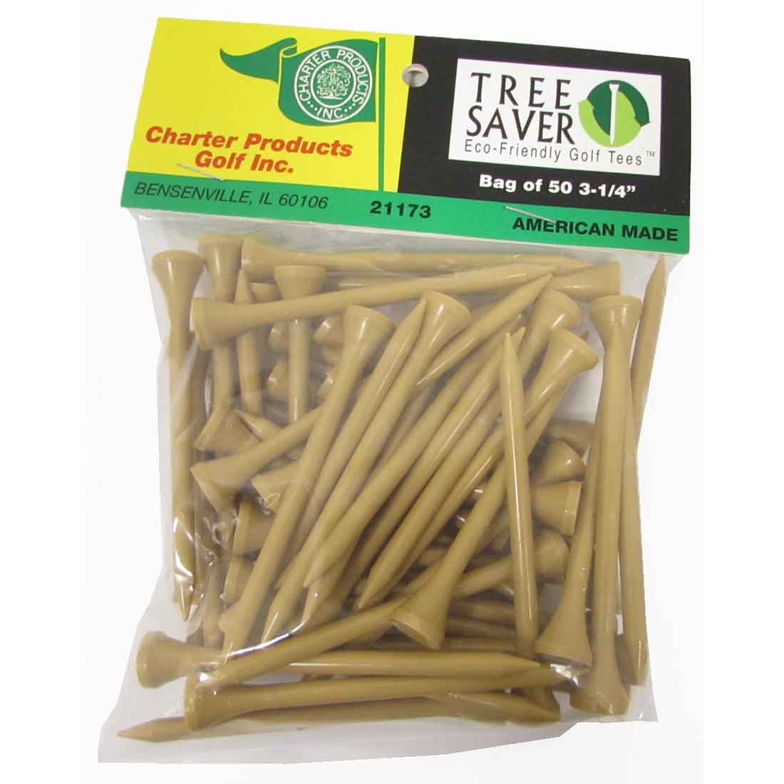 Charter Tree Saver Eco-Friendly 3 1/4 Inch Golf Tees