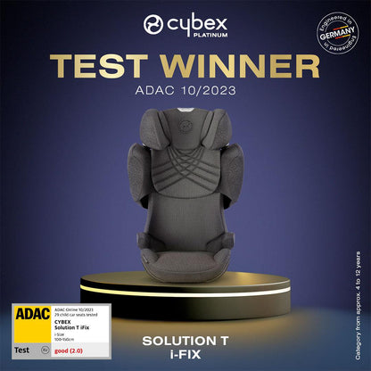CYBEX Solution T i-Fix Plus Car Seat - Sepia Black