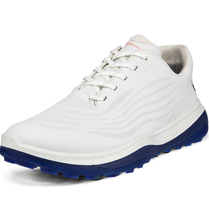 Ecco Lt1 Leather Golf Shoes White/Blue