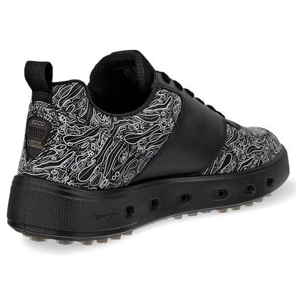 Ecco Street 720 Leather Gore-Tex Golf Shoes Black/White