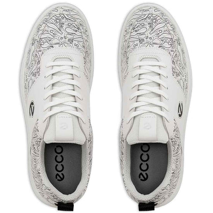 Ecco Street 720 Leather Gore-Tex Golf Shoes White/Black