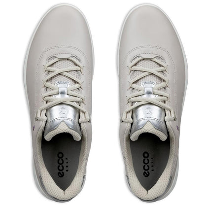 Ecco Women's S-Casual Leather Golf Shoes Grey/Silver