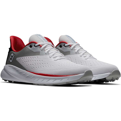 FootJoy FJ Flex XP Golf Shoes White/Red