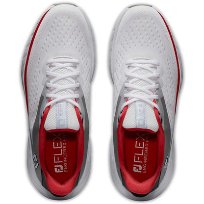 FootJoy FJ Flex XP Golf Shoes White/Red