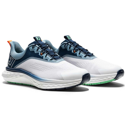 FootJoy Quantum Golf Shoes White/Peacoat/Aquamarine