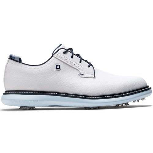 FootJoy Traditions Blucher Golf Shoes White/Sky Blue/Camo