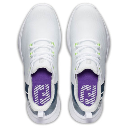 FootJoy Women's FJ Fuel Sport Golf Shoes White/Navy