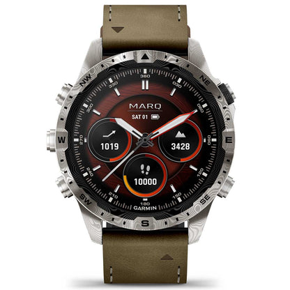 Garmin MARQ Adventurer (Gen 2) Modern Tool Smartwatch Damascus Steel Edition