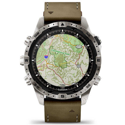 Garmin MARQ Adventurer (Gen 2) Modern Tool Smartwatch Damascus Steel Edition