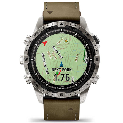 Garmin MARQ Adventurer (Gen 2) Modern Tool Smartwatch Damascus Steel Edition