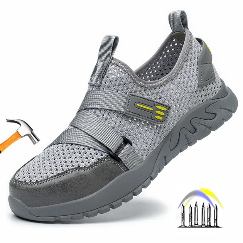 Zapatos de seguridad transpirables para verano, punta compuesta, para electricista con aislamiento de 6kv