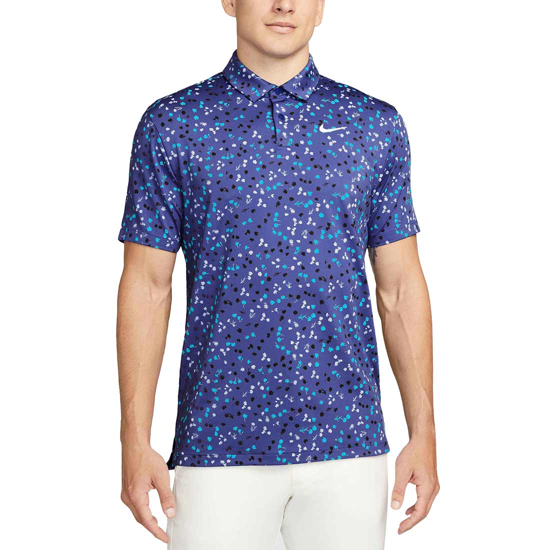 Nike Dri-Fit Tour Micro Floral Polo